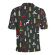 Christmas Tree Deer Unisex Polo Shirt