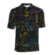 Math Pattern Unisex Polo Shirt