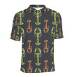 Lobster Pattern Unisex Polo Shirt