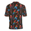 Macaw Pattern Unisex Polo Shirt