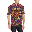Kaleidoscope Pattern Unisex Polo Shirt