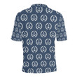 Anchor Pattern Unisex Polo Shirt
