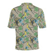 Parakeet Pattern Unisex Polo Shirt