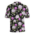 Hydrangea Pattern Unisex Polo Shirt