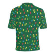 Christmas Light Pattern Unisex Polo Shirt