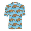 Platypus Pattern Unisex Polo Shirt