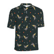 Cockatiel Pattern Unisex Polo Shirt