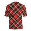 Plaid Red Pattern Unisex Polo Shirt