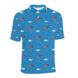 Skydiving Pattern Unisex Polo Shirt