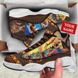 Personalized Hippie Friends Air Jordan 13 Sneaker, Gift For Lover Hippie Friends AJ13 Shoes For Men And Women
