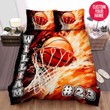 Basketball Hoop Custom Duvet Cover Bedding Set With Your Name