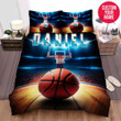 Basketball Ball Stadium Personalized Custom Name Duvet Cover Bedding Set