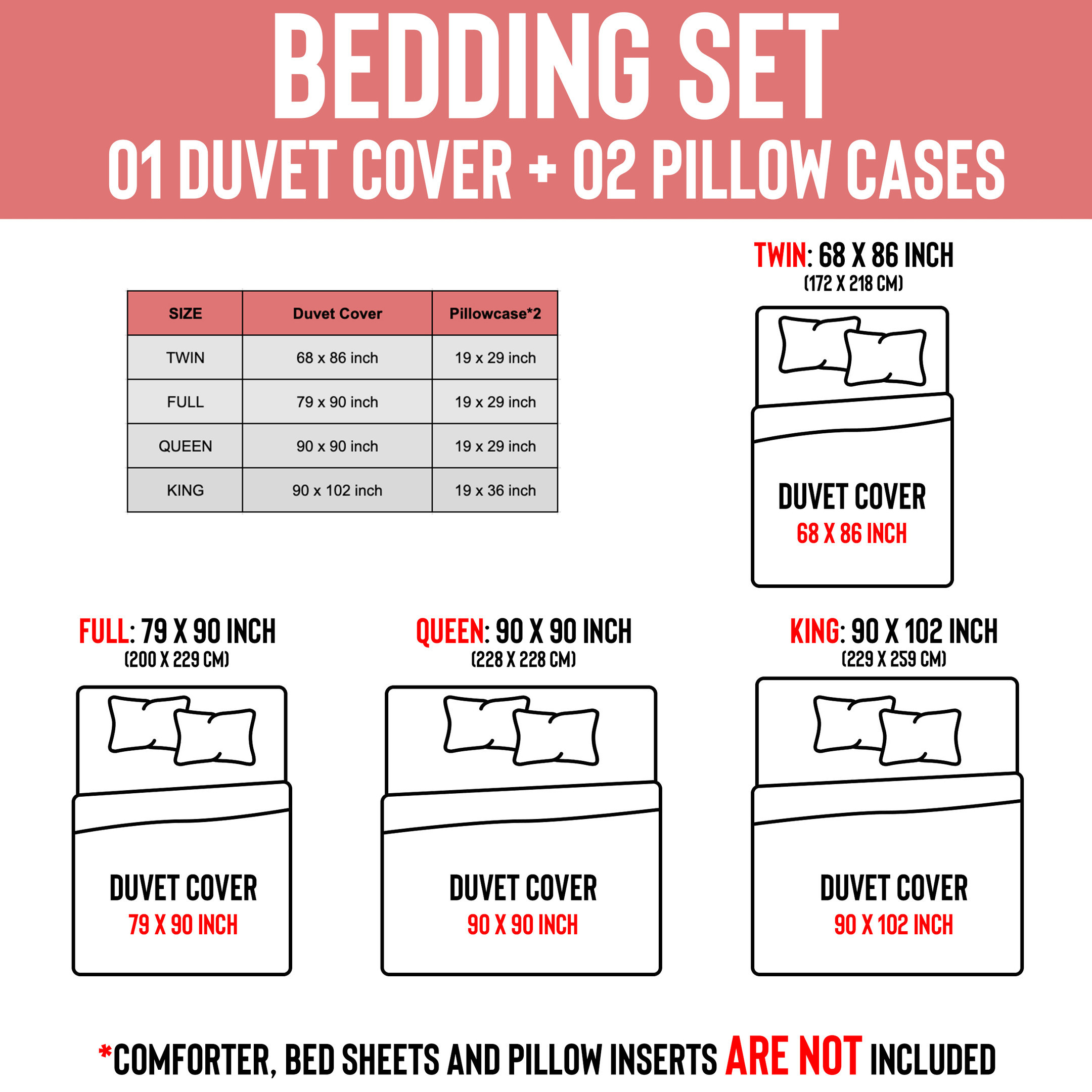 Personalized Baseball Simple Custom Name Duvet Cover Bedding Set