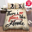 Personalized Baseball There Is No Place Like Home Custom Name Duvet Cover Bedding Set
