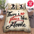 Personalized Baseball There Is No Place Like Home Custom Name Duvet Cover Bedding Set