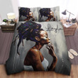 Personalized Sassy Black Girl Mystery Art Duvet Cover Bedding Set