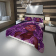 Personalized Black Girl All Purple Duvet Cover Bedding Set