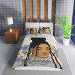 Personalized Braided Black Girl With Flowers Duvet Cover Bedding Set