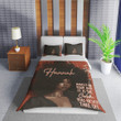 Personalized African American Black Girl Hair Crown Duvet Cover Bedding Set