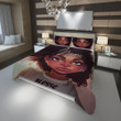 Personalized Black Girl Blessed Duvet Cover Bedding Set