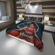 Personalized Black Girl Basketball Duvet Cover Bedding Set