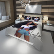 Personalized Hot Black Girl Long Curly Hair Duvet Cover Bedding Set