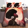 Personalized Sexy Black Girl With Short Afro Hairstyle Duvet Cover Bedding Set