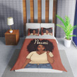 Personalized Proud Curvy Natural Hair Afro Beauty Black Girl Duvet Cover Bedding Set