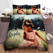 Personalized Black Little Girl Playing With Butterflies Artwork Duvet Cover Bedding Sets