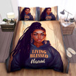 Personalized Living Blessed So Cool Black Girl Duvet Cover Bedding Set
