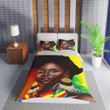 Personalized Black Girl African Duvet Cover Bedding Set