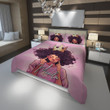 Personalized African American Black Queen Girl Duvet Cover Bedding Set