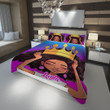 Personalized March Black Girl African American Woman Duvet Cover Bedding Sets