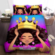 Personalized March Black Girl African American Woman Duvet Cover Bedding Sets