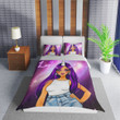 Personalized Colorful Unicorn Black Girl Duvet Cover Bedding Sets