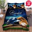 Personalized Baseball Passionate Custom Name Duvet Cover Bedding Set