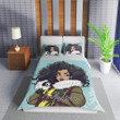 Personalized Fashion Black Girl Duvet Cover Bedding Set