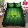 Personalized Soccer Field Illustration Custom Name Duvet Cover Bedding Set