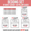 Personalized Soccer Love Pattern Custom Name Duvet Cover Bedding Set
