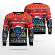 Massachusetts State Police Ford Police Interceptor Utility And Eurocopter Ugly Christmas Sweater