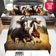 Personalized Horses On Field This Is Us Custom Name Duvet Cover Bedding Set