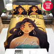 Personalized Black Girl Custom Name Duvet Cover Bedding Set