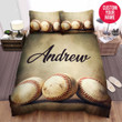 Personalized Baseball Custom Name Duvet Cover Bedding Set