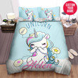 Personalized Anatomy Of A Unicorn Magic Custom Name Duvet Cover Bedding Set