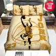 Personalized Basketball Player Dunk The Ball Custom Name Duvet Cover Bedding Set