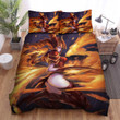 League Of Legends Shyvana The Half-Dragon Burnout Bed Sheets Spread Duvet Cover Bedding Sets