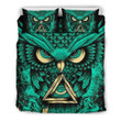 Owl Bed Sheets Spread Duvet Cover Bedding Set