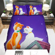 The Aristocats Dating On The Roof Bed Sheet Spread Duvet Cover Bedding Sets