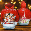 Mickey Minnie Christmas 3D All Over Print Hoodie, Zip-up Hoodie