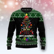 Hockey Christmas Tree For Unisex Ugly Christmas Sweater, All Over Print Sweatshirt